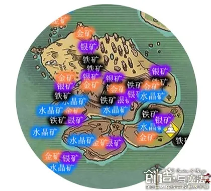 《创造与魔法》面包岛资源攻略 面包岛资源分布一览